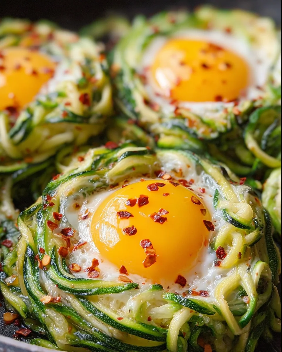 Zucchini-Ei-Nester