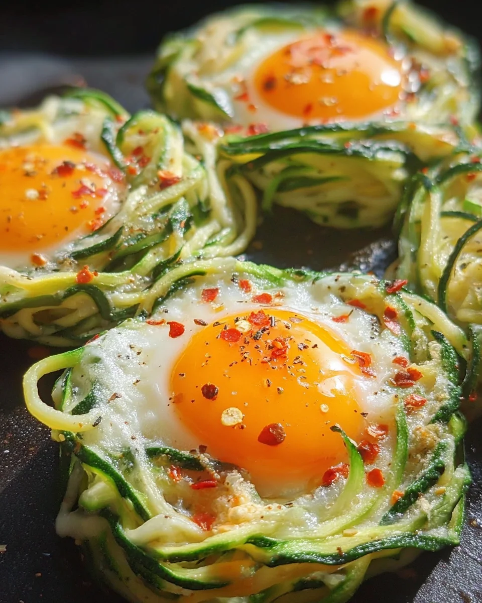 Zucchini-Ei-Nester