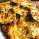 Zucchinischeiben mit Käse überbacken