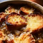 Zwiebelsuppe nach französischer Art